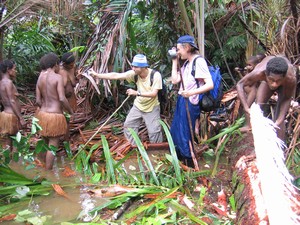 Papua-Kombai-tree people tribe