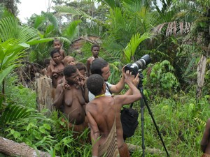 Papua-Kombai-tree people tribe