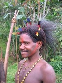 Papua – Mamberamo – Vano tribe – Stone axe maker